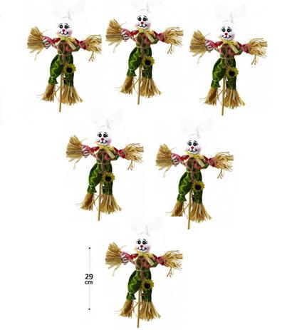 Kit 6 coelhos no palito enfeite para páscoa 29 cm cada - Piffer ind e com Menor preço em Kit 6 coelhos no palito enfeite para páscoa 29 cm cada - Piffer ind e com