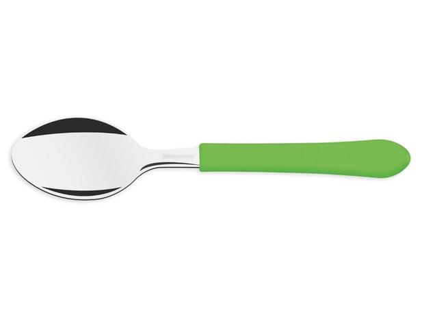 Kit 6 colher de mesa leme verde lamina de aco inox e cabo de polipropileno tramontina Menor preço em Kit 6 colher de mesa leme verde lamina de aco inox e cabo de polipropileno tramontina