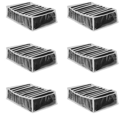 Kit 6 Colmeia Organizadora De Gaveta Cinza Grande 31x34x10cm - 123 Organizei Menor preço em Kit 6 Colmeia Organizadora De Gaveta Cinza Grande 31x34x10cm - 123 Organizei