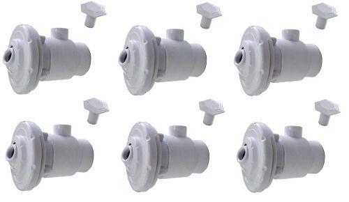 Kit 6 Dispositivos De Hidromassagem em Abs Para Piscina de Fibra e Alvenaria Pooltec Menor preço em Kit 6 Dispositivos De Hidromassagem em Abs Para Piscina de Fibra e Alvenaria Pooltec