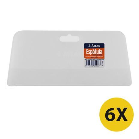 Kit 6 Espatula Para Massa Corrida Gesso Plastico 20x9cm - Atlas Menor preço em Kit 6 Espatula Para Massa Corrida Gesso Plastico 20x9cm - Atlas