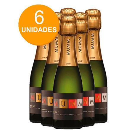 Kit 6 Espumantes Baby Mumm Cuvée Brut 187ml