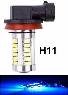 Kit 6 Lampada H11 33 Led Cree Azul 12v - Mfl Menor preço em Kit 6 Lampada H11 33 Led Cree Azul 12v - Mfl
