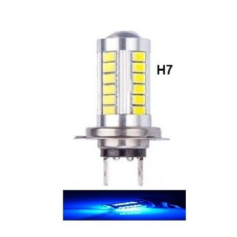 Kit 6 Lampada H7 33 Led Cree Azul 12v - Mfl Menor preço em Kit 6 Lampada H7 33 Led Cree Azul 12v - Mfl