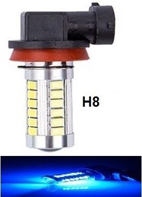 Kit 6 Lampada H8 33 Led Cree Azul 12v - Mfl Menor preço em Kit 6 Lampada H8 33 Led Cree Azul 12v - Mfl
