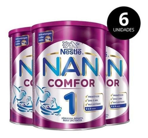 Kit 6 Latas Formula infantil NAN COMFOR 1 800 GRAMAS - NESTLÉ Menor preço em Kit 6 Latas Formula infantil NAN COMFOR 1 800 GRAMAS - NESTLÉ