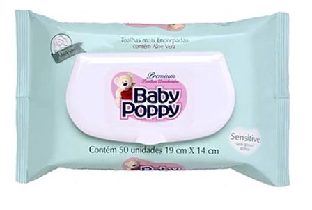 Kit 6 Lenços Umedecido Baby Poppy Sensitive- 300 Unidades é boa?