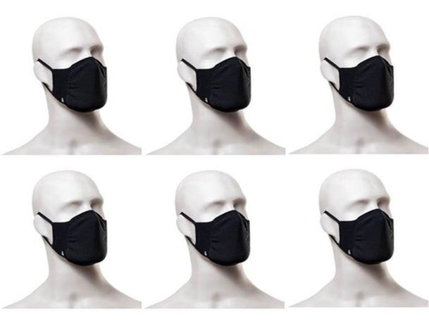 Kit 6 máscaras de proteção Lupo Fit Antimicrobial Lavável Menor preço em Kit 6 máscaras de proteção Lupo Fit Antimicrobial Lavável