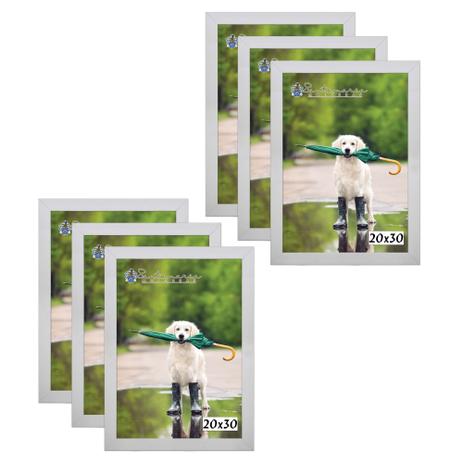Kit 6 Molduras Porta Retrato 20X30 Branco - Santamaria molduras é boa?