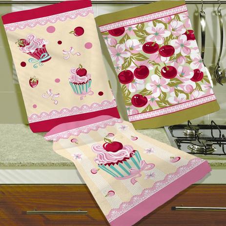 Kit 6 Pano De Copa Felpudo Teka Primore Sortidas Cupacke é boa?