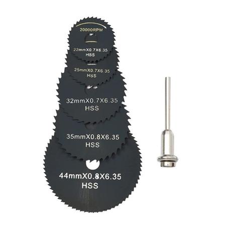 Kit 6 Peças Mini Disco Serra Circular Furadeira Retifica Dremel Corte - Arb distribuidora Menor preço em Kit 6 Peças Mini Disco Serra Circular Furadeira Retifica Dremel Corte - Arb distribuidora