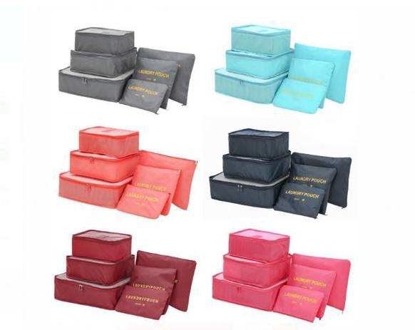 Kit 6 Peças Necessaire Organizadora Mala Viagem Travel Bag - B2T Menor preço em Kit 6 Peças Necessaire Organizadora Mala Viagem Travel Bag - B2T