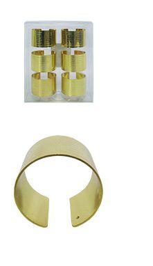 Kit 6 peças porta guardanapo redondo metal com desenhos - Fwb Menor preço em Kit 6 peças porta guardanapo redondo metal com desenhos - Fwb
