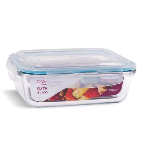 Kit 6 Potes Vidro 1040ml Marmita Hermetico - Casa linda Menor preço em Kit 6 Potes Vidro 1040ml Marmita Hermetico - Casa linda