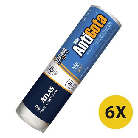 Kit 6 Rolo Antigota Profissional Big Premium 23cm Atlas Menor preço em Kit 6 Rolo Antigota Profissional Big Premium 23cm Atlas