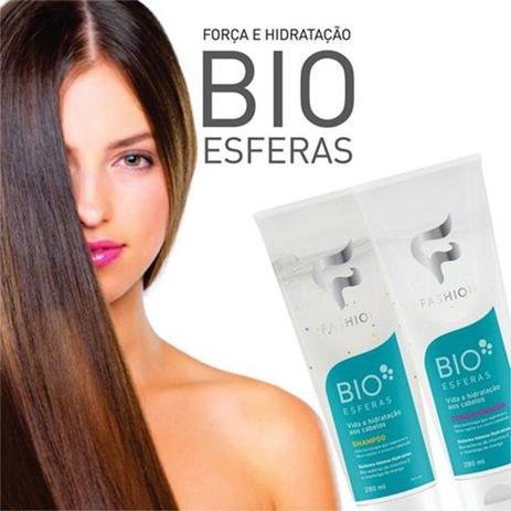Kit 6 Shampoo e 6 Condicionador Bio Esferas Fashion Menor preço em Kit 6 Shampoo e 6 Condicionador Bio Esferas Fashion