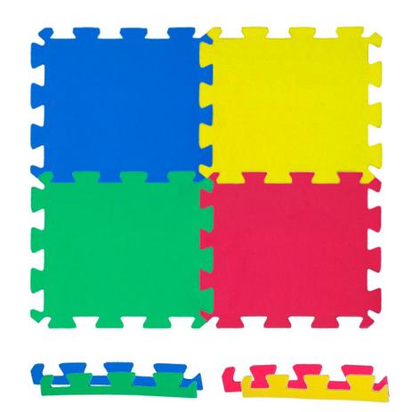 Kit 6 Tatame Tapete Eva Infantil Várias Cores Placas 50x50 - Natural fitness é boa?