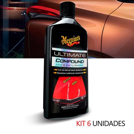 Kit 6 Ultra Composto Automotiva Meguiars G17216 Menor preço em Kit 6 Ultra Composto Automotiva Meguiars G17216