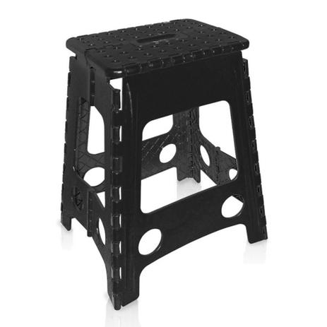 Kit 6 Un. de Banco Banqueta Dobrável Adulto Preto Antares Menor preço em Kit 6 Un. de Banco Banqueta Dobrável Adulto Preto Antares
