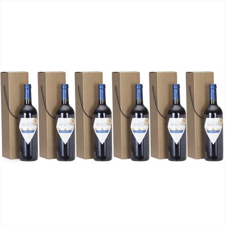 Kit 6 unidades Vinho Chileno San José de Apalta Carmenere Clássico 750ml - Shop quality Menor preço em Kit 6 unidades Vinho Chileno San José de Apalta Carmenere Clássico 750ml - Shop quality