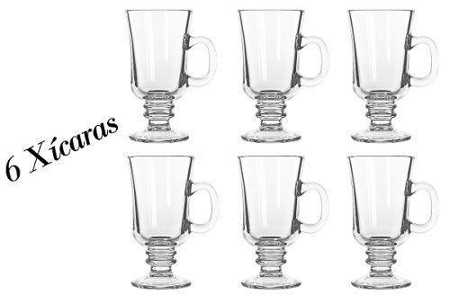 Kit 6 Xícaras Dolce Gusto 240ml Capuccino Caneca Capuccino - Crisal Menor preço em Kit 6 Xícaras Dolce Gusto 240ml Capuccino Caneca Capuccino - Crisal