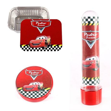 Kit 60 Itens Lembrancinhas Personalizadas Carros - Aluá festas Menor preço em Kit 60 Itens Lembrancinhas Personalizadas Carros - Aluá festas