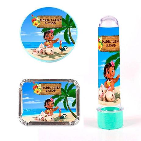 Kit 60 Itens Lembrancinhas Personalizadas Moana Baby - Aluá festas Menor preço em Kit 60 Itens Lembrancinhas Personalizadas Moana Baby - Aluá festas