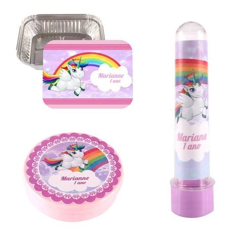 Kit 60 Itens Lembrancinhas Personalizadas Unicórnio - Aluá festas é boa?