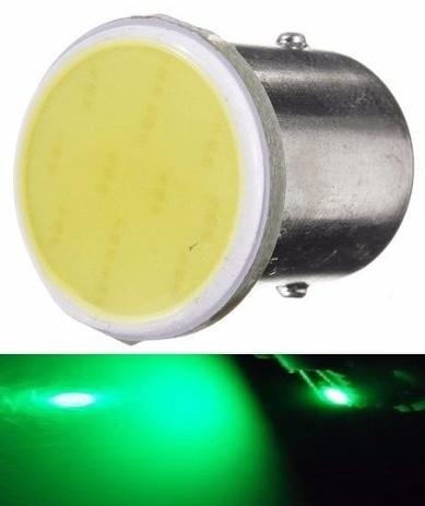 Kit 60 Lampada Cob Led Ba15s 1P P21 1156 Verde 12v - Mfl Menor preço em Kit 60 Lampada Cob Led Ba15s 1P P21 1156 Verde 12v - Mfl