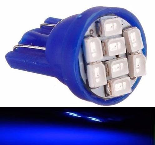 Kit 60 Lampada T10 8 Led Azul 12v - Mfl Menor preço em Kit 60 Lampada T10 8 Led Azul 12v - Mfl