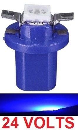 Kit 60 Lampada T5 B8.5 D 1 Led Azul 24v - Mfl Menor preço em Kit 60 Lampada T5 B8.5 D 1 Led Azul 24v - Mfl