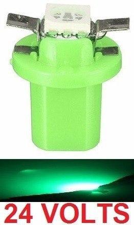 Kit 60 Lampada T5 B8.5 D 1 Led Verde 24v - Mfl Menor preço em Kit 60 Lampada T5 B8.5 D 1 Led Verde 24v - Mfl