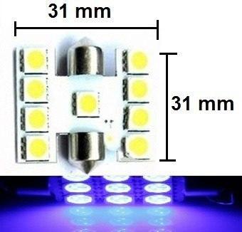 Kit 60 Lampada Torpedo C5w 9 Led Azul 31 Mm 12v - Mfl Menor preço em Kit 60 Lampada Torpedo C5w 9 Led Azul 31 Mm 12v - Mfl