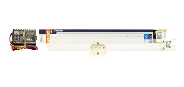 Kit 60w Pl Uv Lampada Osram 4 Pinos+ Reator Ultra Violeta+so Menor preço em Kit 60w Pl Uv Lampada Osram 4 Pinos+ Reator Ultra Violeta+so