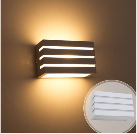KIT 6X Arandela Frisada Policarbonato p/ área Externa e Interna branca ST641 - Starlumen Menor preço em KIT 6X Arandela Frisada Policarbonato p/ área Externa e Interna branca ST641 - Starlumen