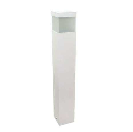 Kit 6x Poste luminária para jardim balizador 50cm E27 branco st222 - Starlumen Menor preço em Kit 6x Poste luminária para jardim balizador 50cm E27 branco st222 - Starlumen