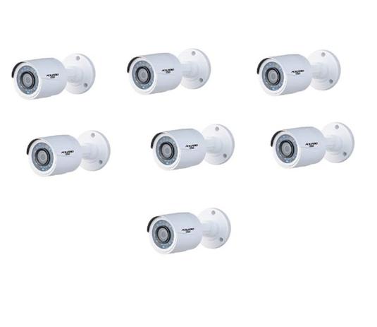 Kit 7 Cameras Bullet TVI Metal 2,8mm IR 20m 2 Megapixel CB-2820-2 - Aquário Menor preço em Kit 7 Cameras Bullet TVI Metal 2,8mm IR 20m 2 Megapixel CB-2820-2 - Aquário