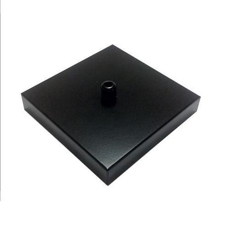 Kit/7 Canopla Lustre Pendente Quad Md-1005 12x12x2cm Preta - Vivare iluminação Menor preço em Kit/7 Canopla Lustre Pendente Quad Md-1005 12x12x2cm Preta - Vivare iluminação