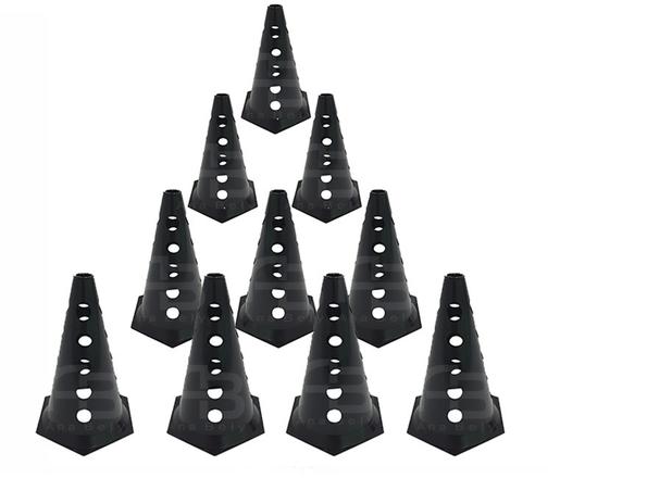 Kit 7 - Cone Furado Demarcatório Black 10 Unid. Agilidade Funcional - Ana bely é boa?