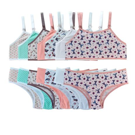 conjunto calcinha e top infantil