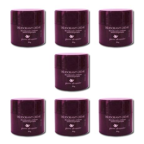 Kit 7 Desodorante Em Creme Pierre Alexander Antitranspirante 50g Menor preço em Kit 7 Desodorante Em Creme Pierre Alexander Antitranspirante 50g