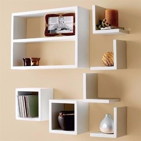 pix Nichos Magazine Luiza kit 7 pecas nichos branco fabricacao propria mdf nicho decor kelan