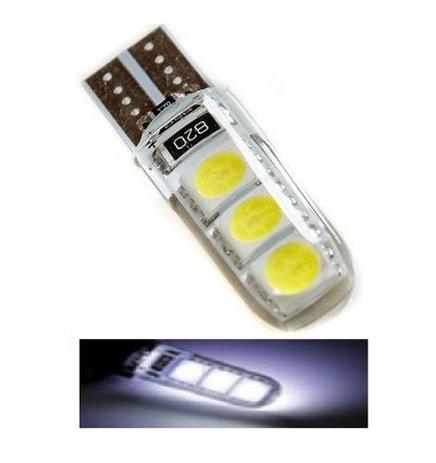 Kit 70 Lampada T10 6 Led Siliconada Branca 12v - Mfl Menor preço em Kit 70 Lampada T10 6 Led Siliconada Branca 12v - Mfl