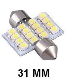 Kit 70 Lampada Torpedo C5w 16 Led Branca 31 Mm 12v - Mfl Menor preço em Kit 70 Lampada Torpedo C5w 16 Led Branca 31 Mm 12v - Mfl