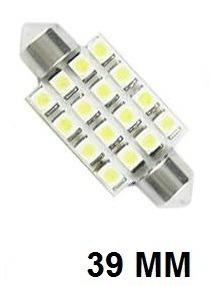 Kit 70 Lampada Torpedo C5w 16 Led Branca 39 Mm 12v - Mfl Menor preço em Kit 70 Lampada Torpedo C5w 16 Led Branca 39 Mm 12v - Mfl
