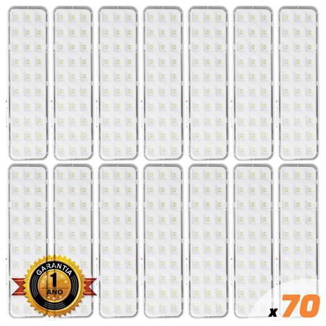 Kit 70x Luminaria Emergência Segurimax 23596 Premium 30 Leds SMD 50/100 Lumens 3/6H 25M² Menor preço em Kit 70x Luminaria Emergência Segurimax 23596 Premium 30 Leds SMD 50/100 Lumens 3/6H 25M²