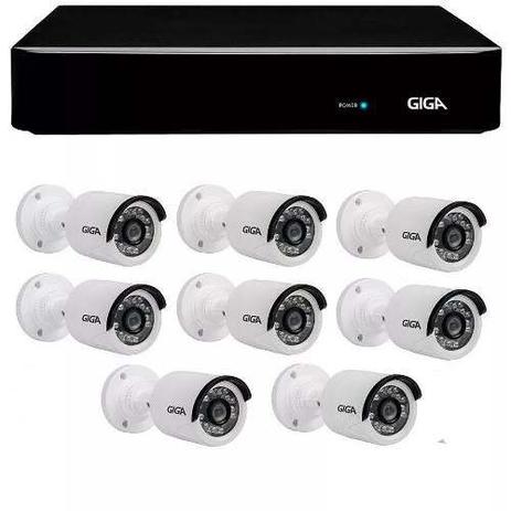 Kit 8 cam full hd 1080p hvr giga security 5mp Menor preço em Kit 8 cam full hd 1080p hvr giga security 5mp