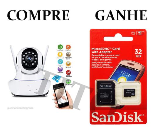 Kit 8 Camera Ip 2 Antenas Infra e 8 Cartão De Memoria 32g - Leticia ap bonfim Menor preço em Kit 8 Camera Ip 2 Antenas Infra e 8 Cartão De Memoria 32g - Leticia ap bonfim