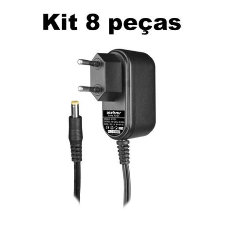 Kit 8 Fonte Alimentação Intelbras Camera 12V1A XF1201 Bivolt Menor preço em Kit 8 Fonte Alimentação Intelbras Camera 12V1A XF1201 Bivolt