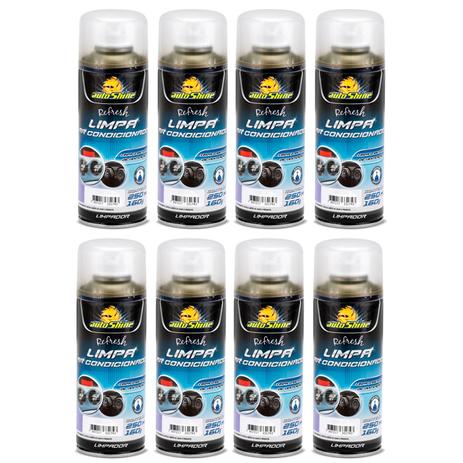 Kit 8 Limpa Ar Condicionado Citrus 250ml Autoshine Menor preço em Kit 8 Limpa Ar Condicionado Citrus 250ml Autoshine